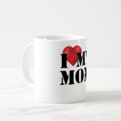 Ik hou van mijn moeder koffiemok (Voorkant links)