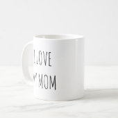 Ik hou van mijn moeder koffiemok (Voorkant links)