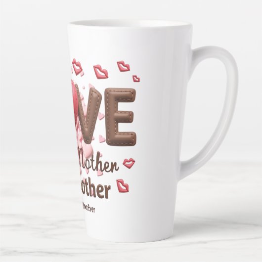 Ik hou van mijn moeder latte mok (Rechts)
