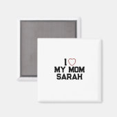 Ik hou van mijn moeder magneet (Voorkant / Achterkant)