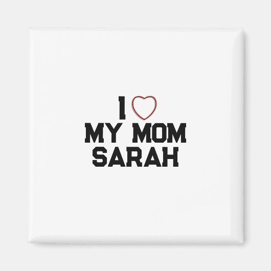 Ik hou van mijn moeder magneet (Voorkant)