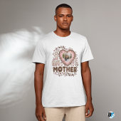 Ik hou van mijn moeder met aangepaste foto van mam t-shirt