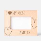 Ik hou van mijn moeder moederdag afbeelding lijst gegraveerde lijstjes (Voorkant)
