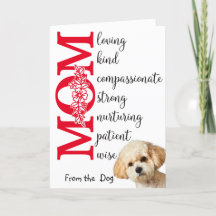Ik hou van mijn moeder... Moederdag van de hond