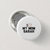 Ik hou van mijn moeder ronde button 3,2 cm (Voorkant /achterkant)