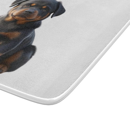 Ik hou van mijn moeder Rottweiler Puppy Snijplank (Hoek)