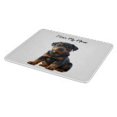 Ik hou van mijn moeder Rottweiler Puppy Snijplank (Hoek)