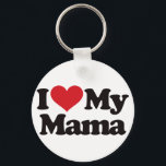 Ik hou van mijn moeder sleutelhanger<br><div class="desc">Ik hou van mijn mama. Zeg het luid en draag het trots. Ik heb dit ontwerp geplaatst op allerlei producten die variëren van t-shirts tot mokken. Het is een geweldige manier om je waardering en liefde voor je moeder te shows. Dit zijn geweldige cadeautjes om de dag van de moeder...</div>