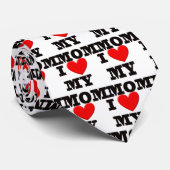 Ik hou van mijn moeder stropdas (Opgerold)