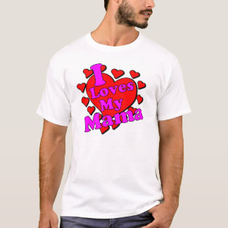 Ik hou van mijn moeder t-shirt