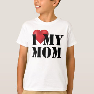 Ik hou van mijn moeder t-shirt