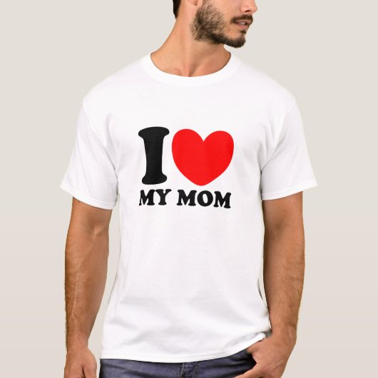 Ik hou van mijn moeder t-shirt (Voorkant)