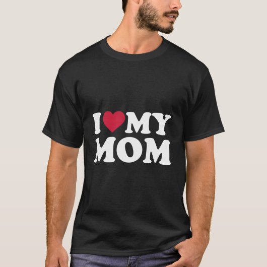 Ik hou van mijn moeder t-shirt (Voorkant)