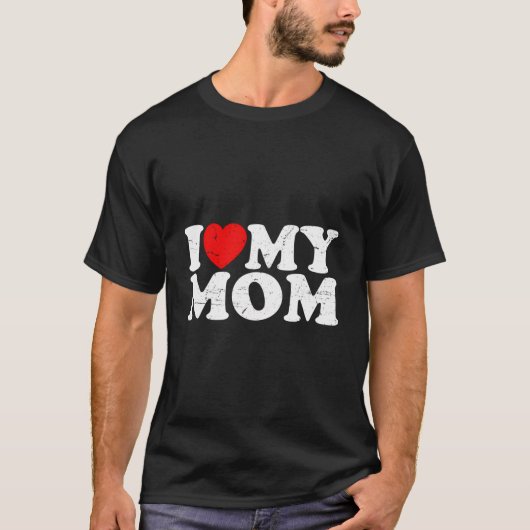 Ik hou van mijn moeder t-shirt (Voorkant)