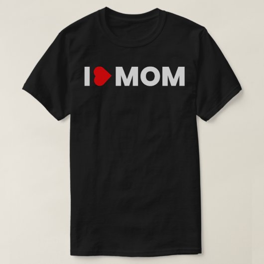 Ik hou van mijn moeder t-shirt (Design voorkant)