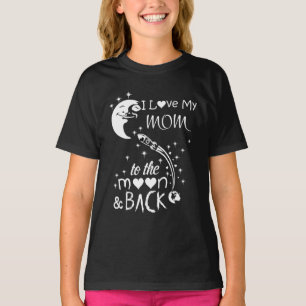 Ik hou van mijn moeder tot aan de maan en terug t-shirt
