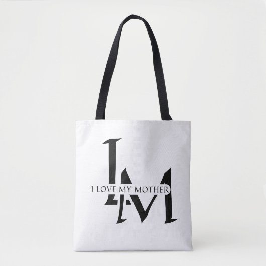 Ik hou van mijn moeder tote bag (Voorkant)