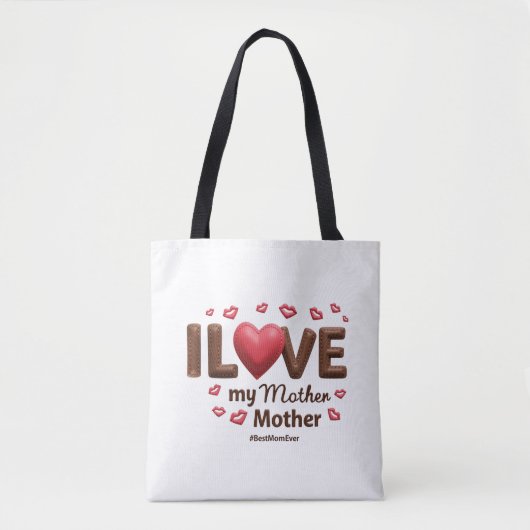 Ik hou van mijn moeder tote bag (Voorkant)