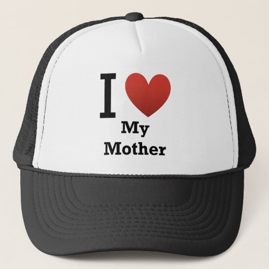 Ik hou van mijn moeder trucker pet (Voorkant)