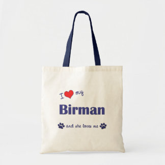 Ik hou van mijn moeder (Vrouw kat) Tote Bag