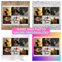 Ik hou van mijn moeders fotocollage Moeder Modern