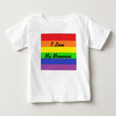 Ik hou van mijn moeders pride kind's T-shirt (Voorkant)