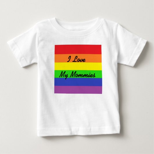 Ik hou van mijn moeders pride kind's T-shirt (Voorkant)