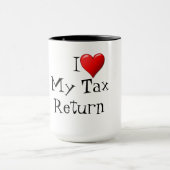 Ik hou van mijn Mok voor belastingaangifte (Midden)