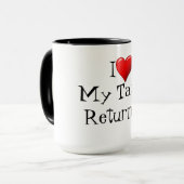 Ik hou van mijn Mok voor belastingaangifte (Voorkant links)