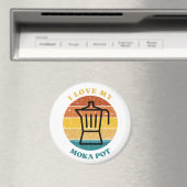 Ik hou van mijn Moka Pot Magneet (Insitu (Vaatwasser))