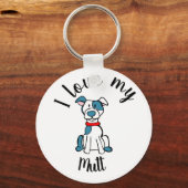 Ik hou van mijn mond sleutelhanger (Voorkant)