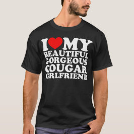 Ik hou van mijn mooie Cougar Vriendin T-shirt