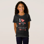 Ik hou van mijn mooie mama t-shirt (Voorkant volledig)