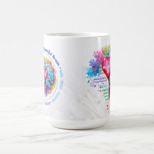 Ik hou van mijn mooie Mok voor hersendranken (Center)