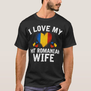 Ik hou van mijn mooie Roemeense cadeautje voor T-s T-shirt