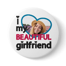 Ik hou van mijn mooie vriendin aangepaste foto