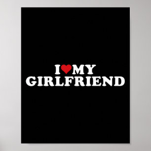 Ik hou van mijn mooie Vriendin Ik hart mijn mooie Poster