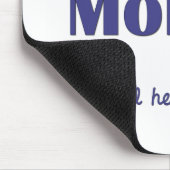 Ik hou van mijn morkie (mannelijke hond) muismat (Hoek)