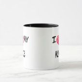 Ik hou van mijn Morkie Mok (Midden)