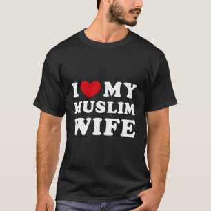 Ik hou van mijn moslim als ik mijn moslim ben t-shirt