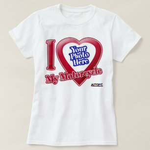 Ik hou van mijn motor - Foto T-shirt