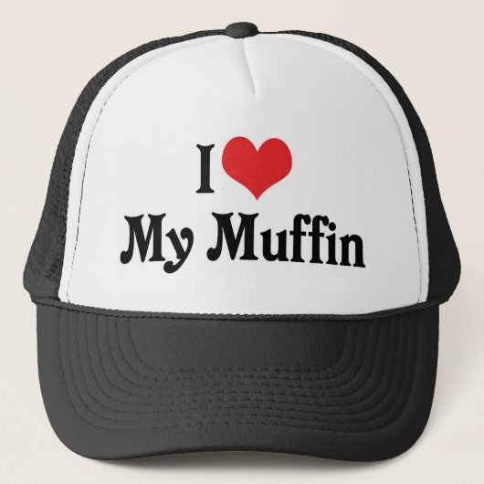 Ik hou van mijn Muffin Trucker Pet (Voorkant)