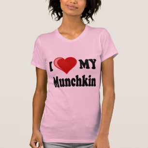 Ik hou van mijn Munchkin Cat T-shirt