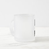 Ik hou van mijn Munchkin Frosted Coffee-Mok Matglas Koffiemok (Voorkant links)