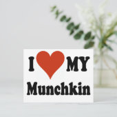 Ik hou van mijn Munchkin Merchandise Briefkaart (Staand voorkant)