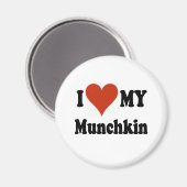 Ik hou van mijn Munchkin Merchandise Magneet (Voorkant / Achterkant)