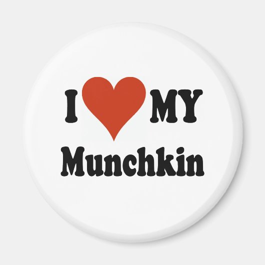 Ik hou van mijn Munchkin Merchandise Magneet (Voorkant)