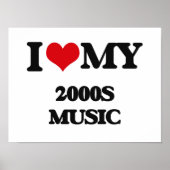 Ik hou van mijn MUZIEK 2000S Poster (Voorkant)