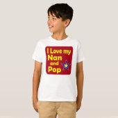Ik hou van mijn Nan en Pop T-shirt (Voorkant volledig)
