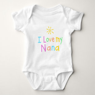 Ik hou van mijn Nana Baby Bodysuit